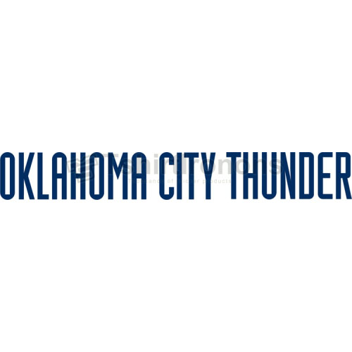 Oklahoma City Thunder T-shirts Iron On Transfers N1128 - Click Image to Close